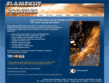 Tablet Screenshot of flamekutprofiles.co.uk